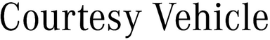 Courtesy Vehicle