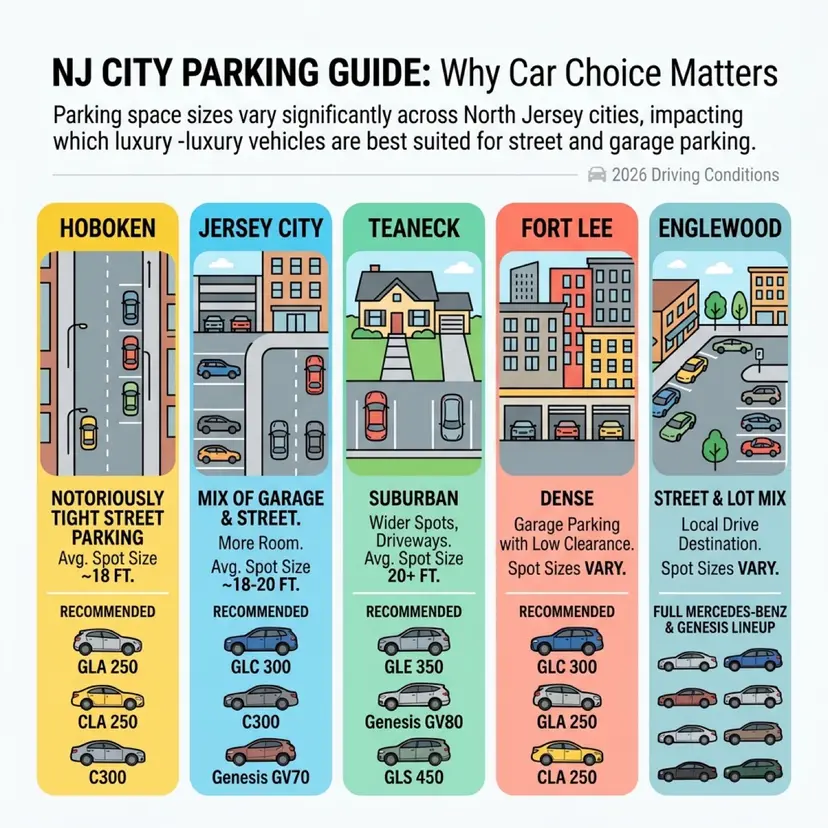 City Parking 101: Mercedes Picks for Hoboken & NJ Tight Spots