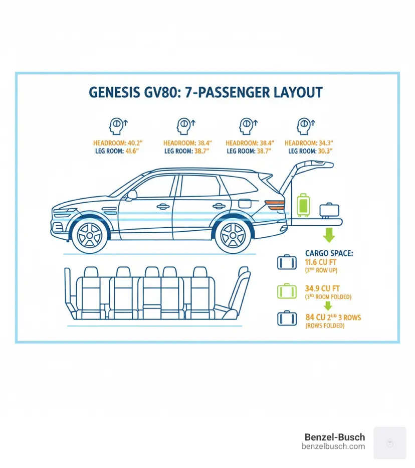Does the Genesis GV80 Offer 7-Passenger Seating? All You Need to Know