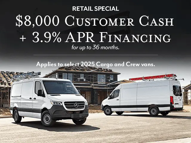 $8,000 Customer Cash + 3.9% APR Financing up to 36 months