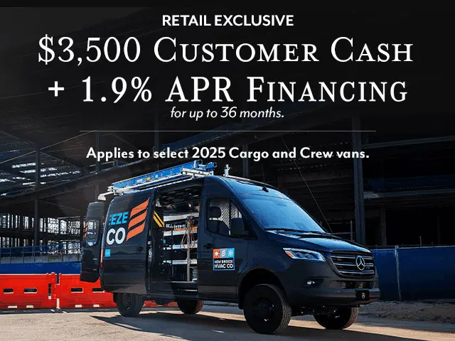 $3,500 Customer Cash + 1.9% APR Financing up to 36 months