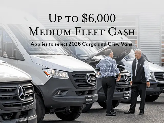 Up to $6,000 Medium Fleet Cash