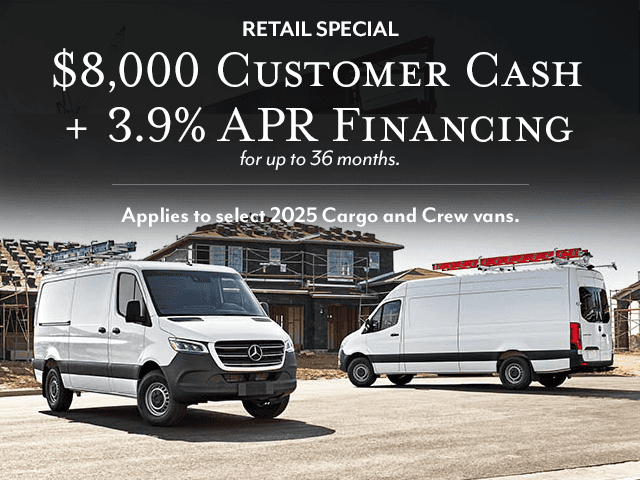 $8,000 Customer Cash + 3.9% APR Financing up to 36 months