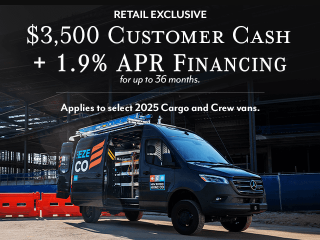 $3,500 Customer Cash + 1.9% APR Financing up to 36 months