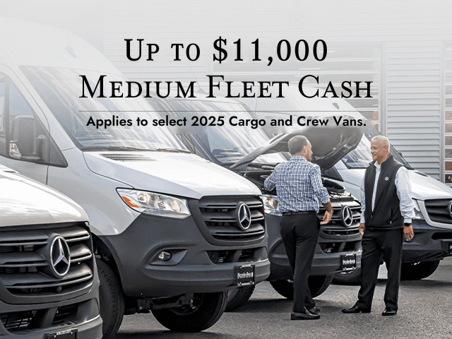 Up to $11,000 Medium Fleet Cash