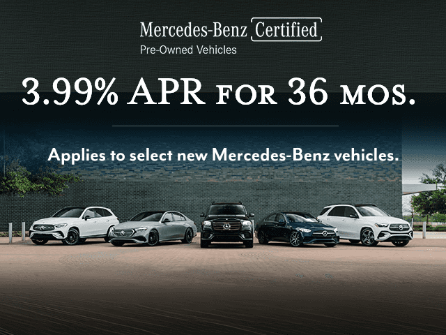 3.99% for 36 Months Available on Select Certified Pre-Owned Vehicles